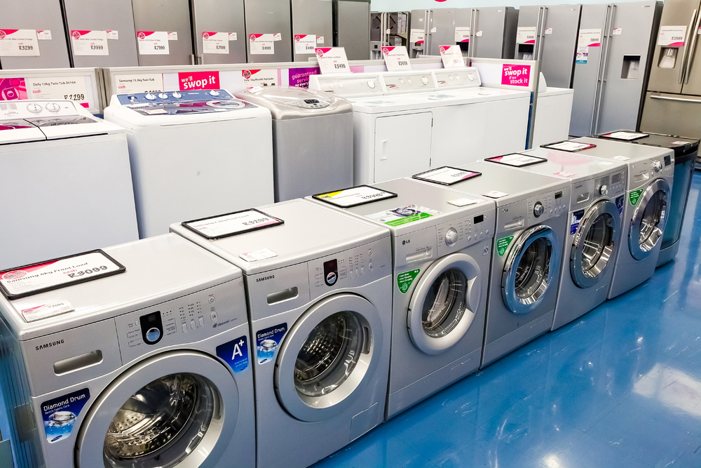 Johannesburg, South Africa - July 05 2011: Inside Interior of a White goods store