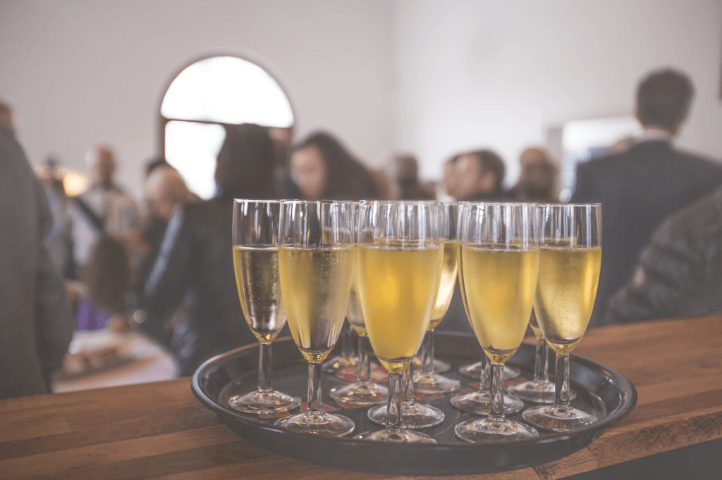Champagne in Glasses | Allmetro Bins