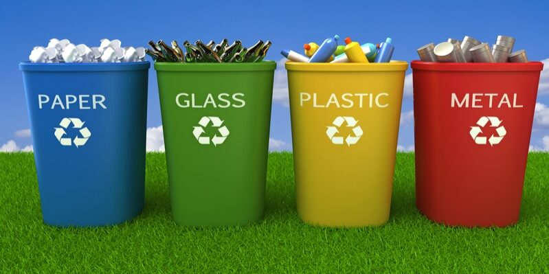 Different types of recycling bins in Perth