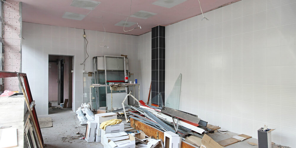 Small shop interior improvement and construction works